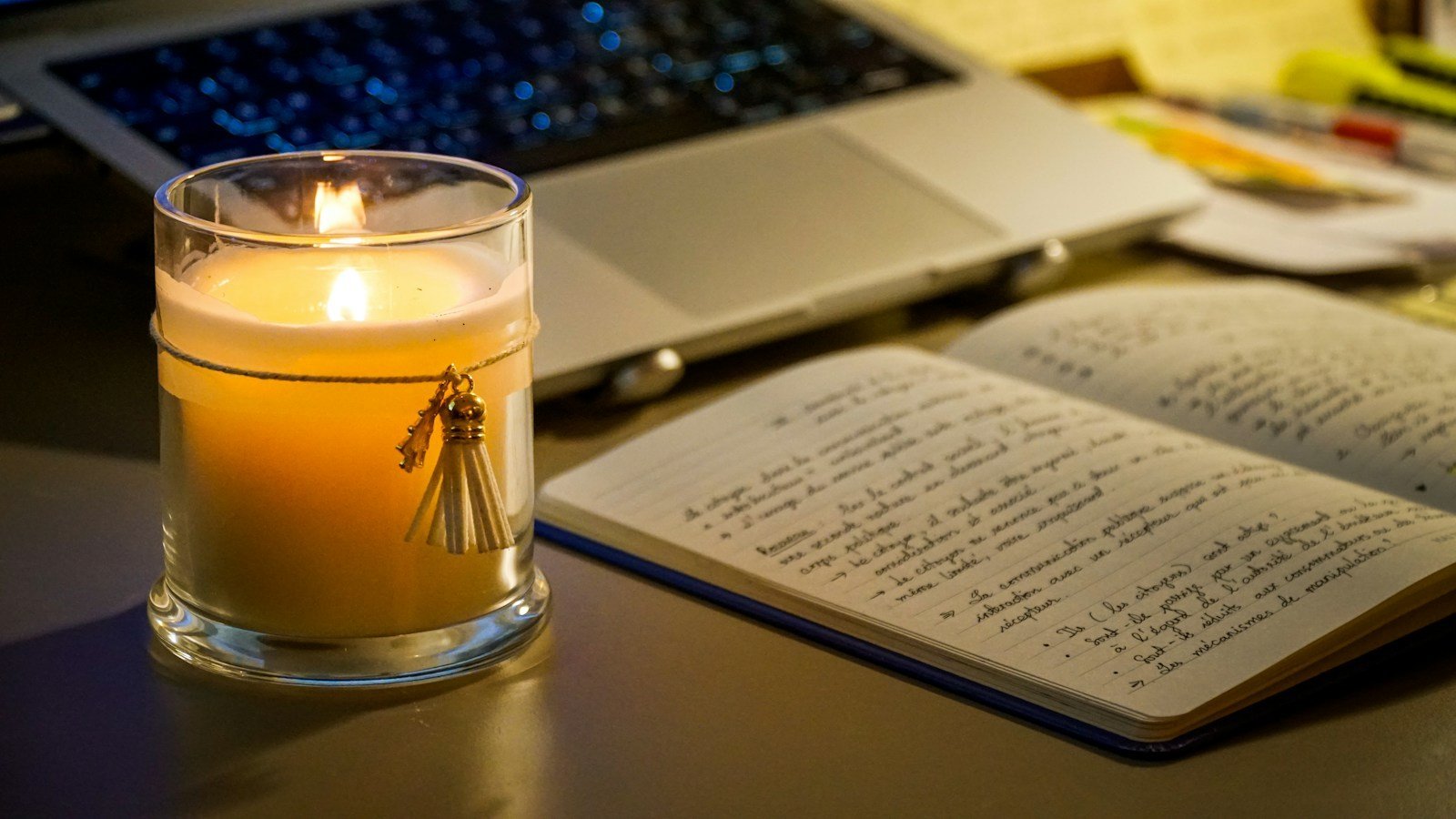 Home study desk representing how to return to graduate school after an academic break